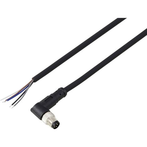 TRU COMPONENTS TC-13751876 Câble de raccordement M8 x 1 mâle, coudé 5 m Nombre de pôles: 5 1 pc(s)