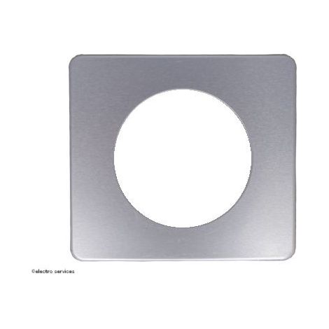 Plaque de finition Métal Céliane 1 poste Finition: Alu Satiné