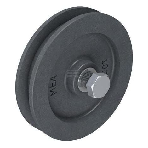Ruote da cancello in ghisa 160 mm senza staffa MEA TB11330471 (1/3)