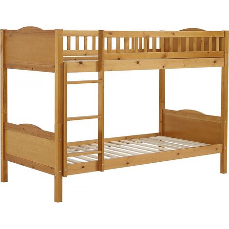 Etagenbett "Gabriel" aus Holz – 90 x 190 cm – Braun (1/5)