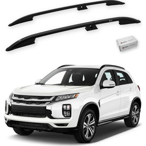 TURTLE kompatibel mit Mitsubishi Outlander Sport (Mk3) 2010-2022 Dachreling Crown Schwarz (1/5)