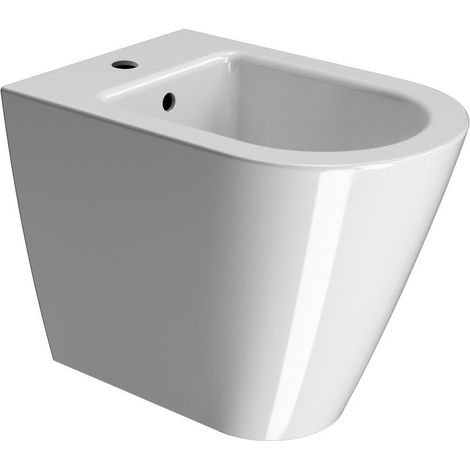 Bidet KUBE X, 36x55cm, blanc ExtraGlaze (1/4)