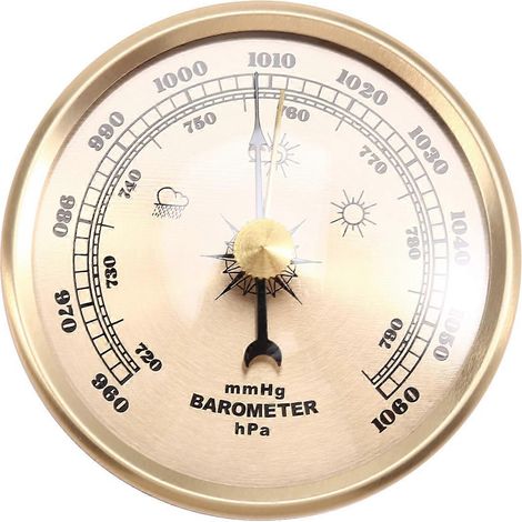 Baromètre atmosphérique domestique 70 mm, instrument de prévision météorologique, baromètre anéroïde, manomètre à gaz (1/5)