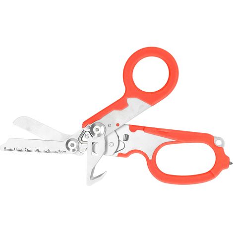 Pliante Ciseaux Acier Inoxydable Échelle Claire Coupe-Vent Outil Multifonction Orange pour Plein Air (1/5)