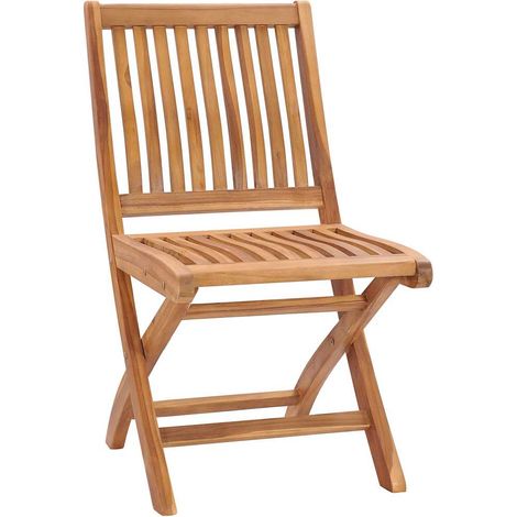 Maison Exclusive - Klappstühle, 8-teilig, Massivholz Teakholz (1/5)