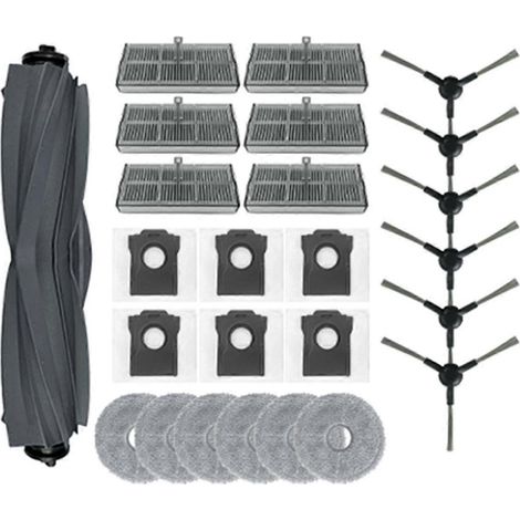 Pièces détachées pour aspirateurs L10s Pro Ultra Heat / X30 Ultra / X30 Pro / S10 Pro Ultra : brosse principale, filtre et sac à poussière (1/5)