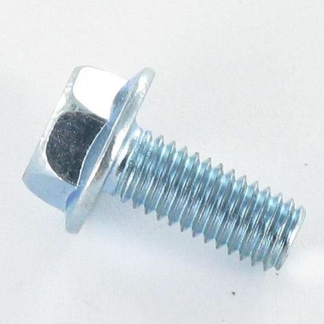 Vis métaux Tête hexagonale TH M8X25 Embase lisse Acier zingué-1 pièce (1/2)