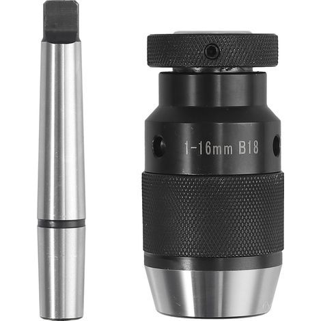 1-16 MANDRIN B18 + ARBRE JOINT MT2-B18 Mandrin de perçage sans clé et arbre autobloquant avec mandrin conique MT3-B18 / queue conique MT2-JT3. (1/5)
