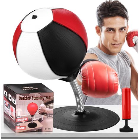 Sac de Frappe de Bureau, Sac de Boxe à Ventouse Résistant (1/5)