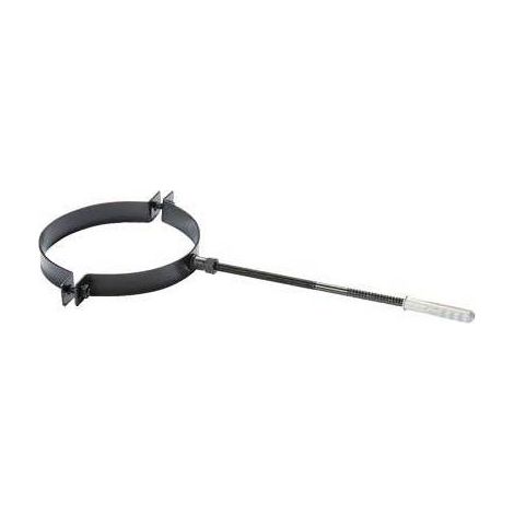 COLLIER DE RÉTENTION POUR TUYAU À GRANULÉS NOIR MAT SAVE