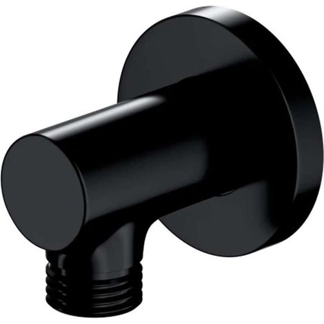 OMNIRES - Wandanschlussbogen, schwarz S008BL (1/2)