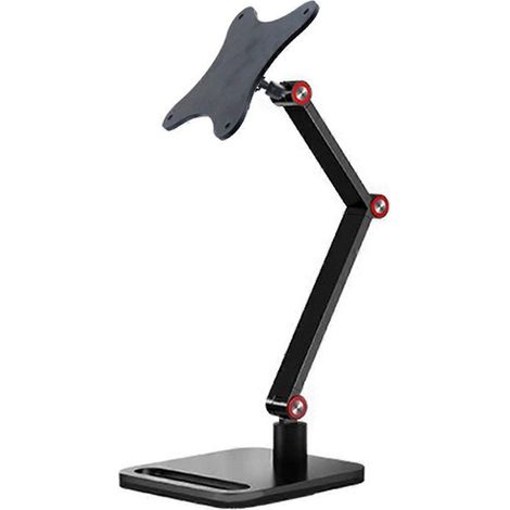 Monitorhalterung mit Schnellverschluss, Tischständer aus Aluminiumlegierung, schwarz (1/5)