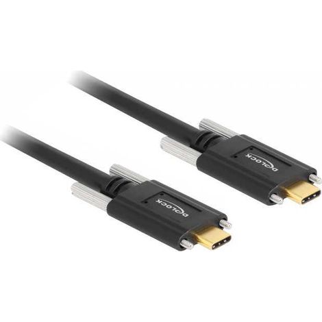 USB 3.2 Gen 2 Kabel, USB-C Stecker  USB-C Stecker Verwendung:  Embout von USB-C Geräten an Notebooks avec USB-C Port (1/2)