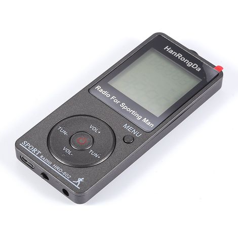 Pedometer, FMAM dual-band rechargeable digital display stereo mini conference receiver (1/4)