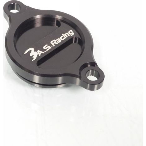 Couvercle bouchon filtre à huile noir 3AS Racing pour moto Suzuki (1/3)