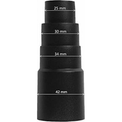 Bardusch-Adaptateur/réducteur pour outil aspiration poussière par exemple pour ponceuse, scie sauteuse, scie circulaire, scie circulaire de table, ponceuse vibrante, ponceuse excentrique, perceuse, et (1/5)