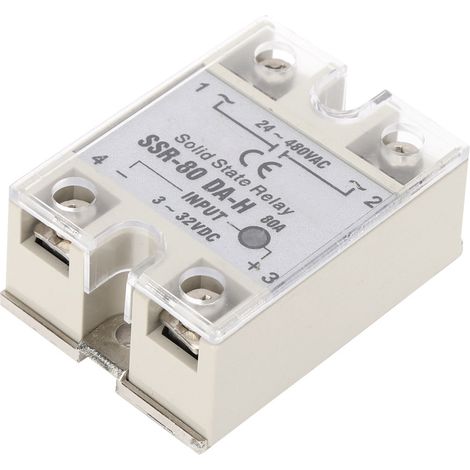 Halbleiterrelais DC/AC SSR mit kontaktlosem Schalter, hohe Qualität, SSR-80A DA H 24-480VAC (1/5)