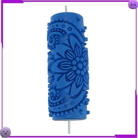 AUCUNE Rouleau de texture décoratif 1 Rouleau En Caoutchouc Décoratif Ergonomique Pour Embellir Murs electromenager massage (1/5)