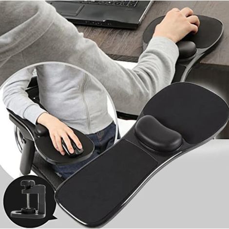 Accoudoirs d'ordinateur, supports de chaise, accoudoirs de bureau et tapis de souris pour une utilisation à domicile et au bureau. (1/4)