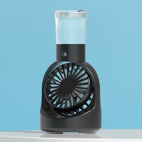 Ventilateur de bureau à brumisateur, ventilateur portable rechargeable pour étudiants, longue durée de vie, idéal pour l'exté(Y037)