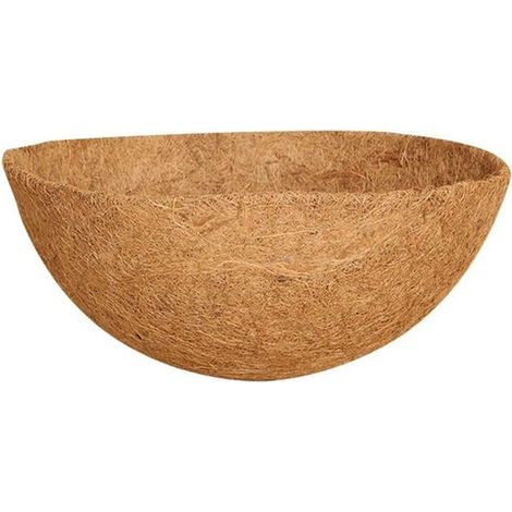 Doublures naturelles en noix de coco pour paniers suspendus, jardinières fleurs et légumes (1/5)