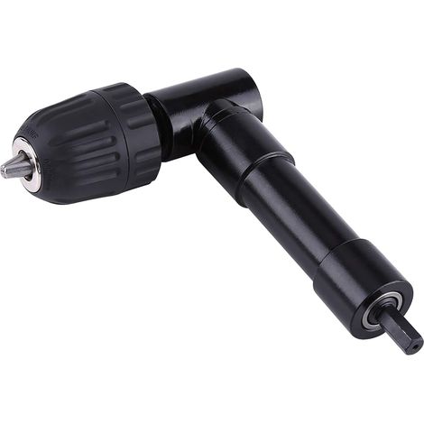 Kit de Fixation pour perceuse, rallonge de perceuse à Angle Droit à 90 degrés, Outil à Main électrique, capacité de préhension du mandrin de 0,8 à 10 mm (1/5)