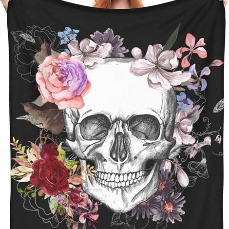 Couverture d'Halloween 150 cm x 200 cm, idéale pour les lits de fête - 16 (1/4)