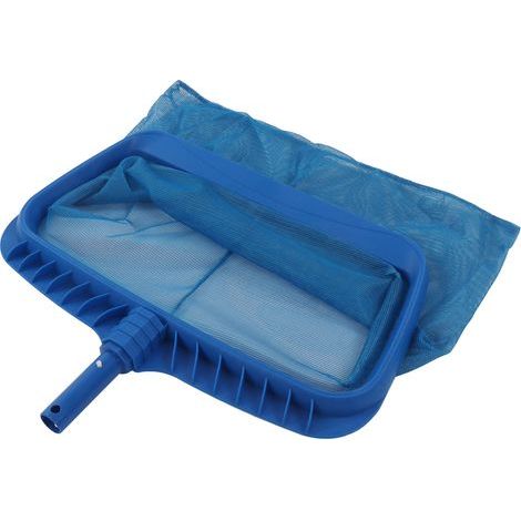Filet d'écumage de feuilles de piscine, cadre renforcé en ABS bleu, filet d'écumoire robuste pour lac (1/5)