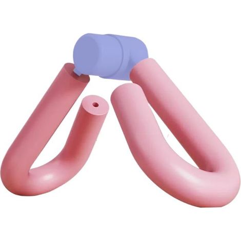 Appareil de fitness rose pour la maison, ciblant l'intérieur des cuisses et le plancher pelvien Entraînement musculaire des jambes et des bras avec résistance réglable (1/5)