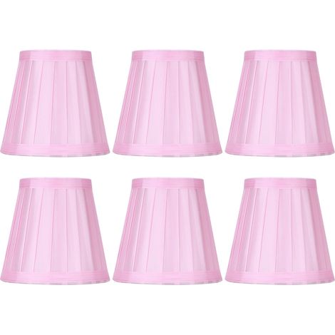 Lot de 6 abat-jour suspendus modernes et simples en tissu pour applique murale, idéal pour la décoration intérieure. (1/5)