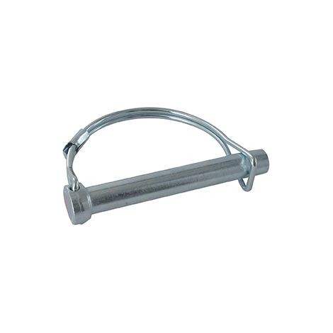Pasador de seguridad con anillo adaptable - ø: Eje: 10mm - Longitud del eje: 70mm