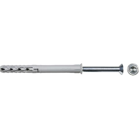 Fischer 50x Tasselli a stelo lungo SXR 10 x 200 mm T con vite di sicurezza - 46269