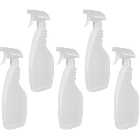 5 Pièces Flacon Pulvérisateur de Nettoyage 500ml 16,9 Oz Plastique (1/5)