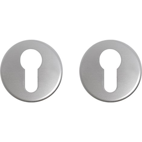 Rosace à cliquer de cylindre ronde en aluminium - Par set
