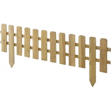 Verdelook – Clôture droite basse 120 x 45 cm – Hauteur 30 cm – Pour délimitation esthétique – Conception basse pour vue dégagée - 120X45-30CM