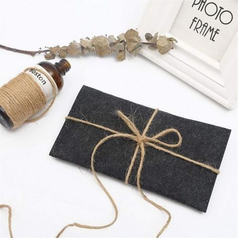 Ficelle de Jute Cordon de mariage de la corde de chanvre Cordons de cadeau de mariage filetage DIY Scrapbooking Fleuristes D (1/4)