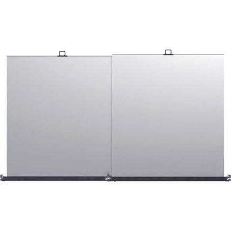 Fokelyi Auto-Sonnenschutz, Aluminium, einziehbar, 120 x 72 bis 140 cm, silber/schwarz (1/5)