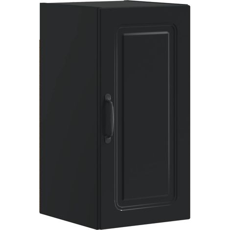 Badezimmer-Wandschrank UTRECHT Schwarz 30 x 31 x 59 cm vidaXL (1/5)