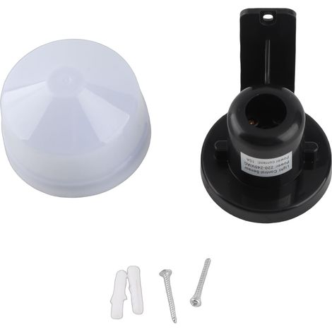 Detecteur d'Eclairage Exterieur Sensitif pour Lampes de Rue et Jardins avec Commutateur Automatique ON/OFF pour AC 230V (1/4)