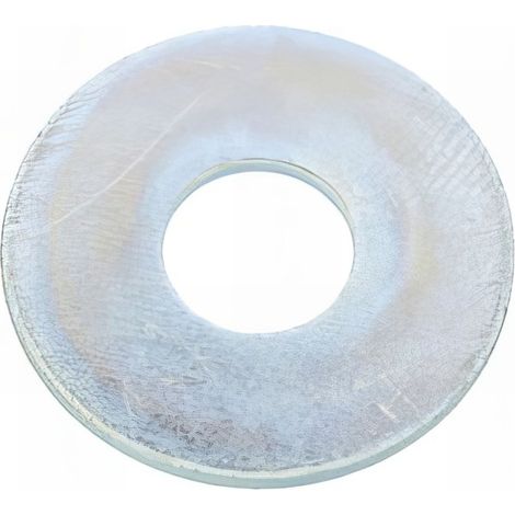 200 rondelles carrossier acier zingués D6 - diamètre int, 6,4 mm - épaisseur 1,5 mm mm - Diamètre 6 mm