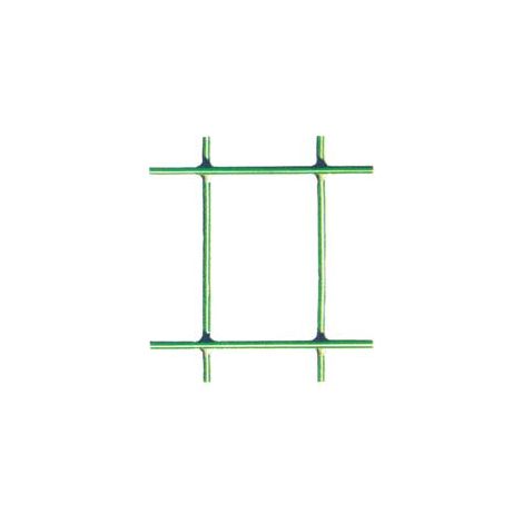 Rete Elettrosaldata Zincata Plastificata Verde Rotolo Mt.25 maglia mm.76x63 filo ø mm.2,20 est - cm.120h.