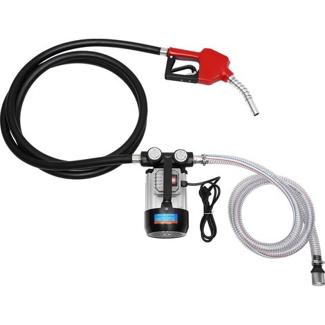 550W Bio Dieselpumpe Heizölpumpe selbstansaugend Ölpumpe 230V Automatik Pistole 60L/min (1/5)