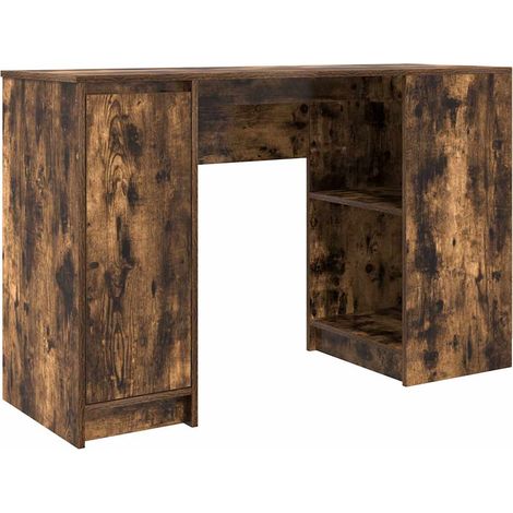 Maison Exclusive - Schreibtisch Räuchereiche 120x42x76 cm Holzwer