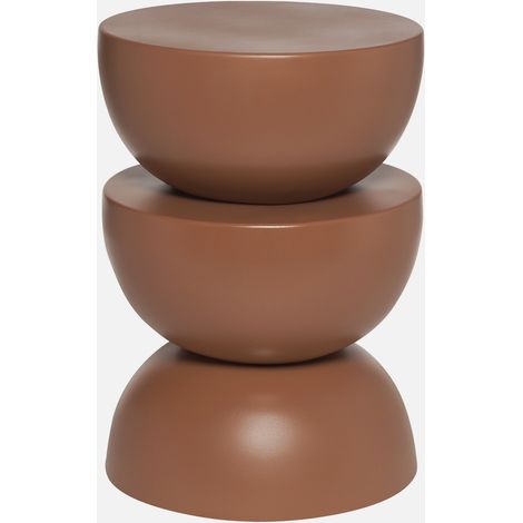 Mesa auxiliar o mesita de metal