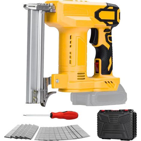 Agrafeuse sans fil Dewalt 20V compatible avec batterie, agrafeuse 100W avec 1000 agrafes droites et 500 agrafes en U, agrafeuse électrique (sans batterie ni chargeur) (1/5)
