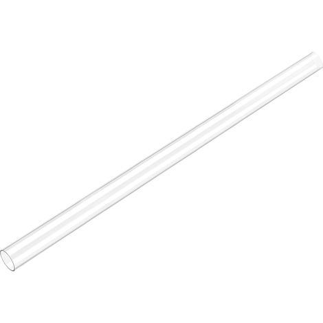 Carte d'approvisionnement Tube rigide transparent 22 mm (7/8") DI x 25 (63/64") 2 pi de longueur, (1/5)