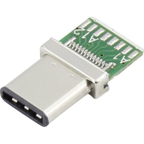 Connettore per microUSB 3.1 tipo C w/PCB, dritto 93013c1140, contenuto: 1 pz.