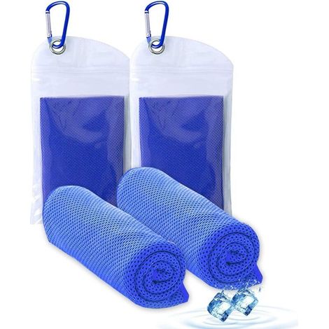 Serviette rafraîchissante en microfibre pour nuque – ultra-absorbante, légère et rapide à sécher – idéale pour sport, randonnée, yoga et camping