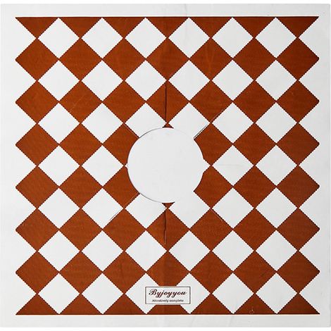Tapis De Plaque De Cuisiniere - Fibre De Verre Et Revetement En Silicone - Resistant Aux Hautes Temperatures Et Aux Huiles - 29 X 29 X 0.5 Cm - 1 Unite (1/5)