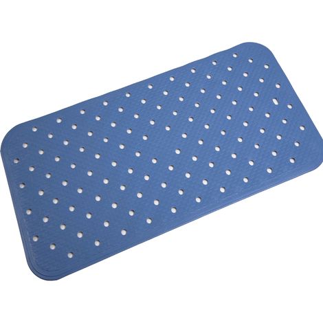 Ogomondo tappeto antiscivolo per vasca rettangolare in gomma tinta blu - confezione 1 (1/2)